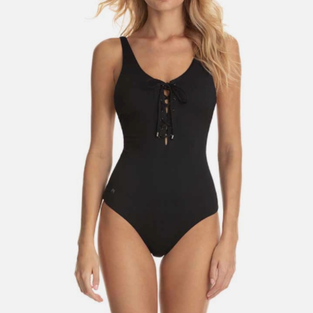 Maaji Black One-Piece Reversible Swimsuit